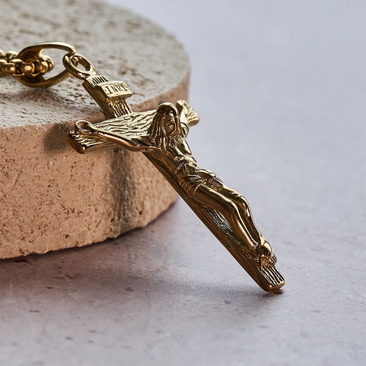 Crucifix Pendant Charm Necklace