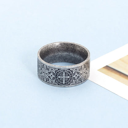 Classic St. Benedict Catholic Ring