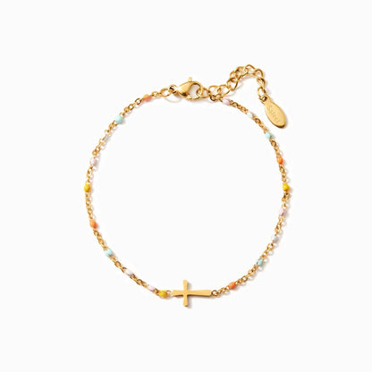 Minimalist Cross Bracelet