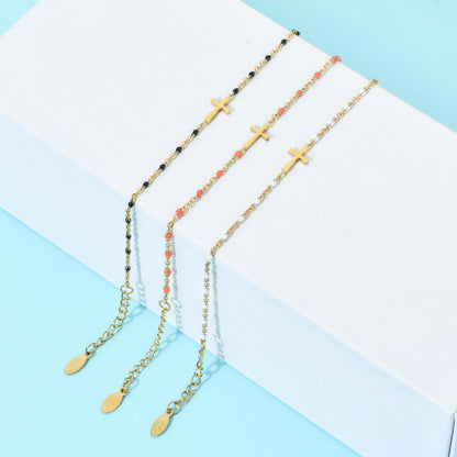 Minimalist Cross Bracelet