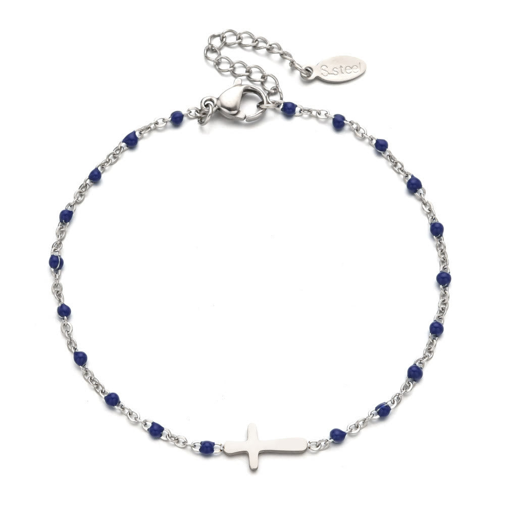 Minimalist Cross Bracelet