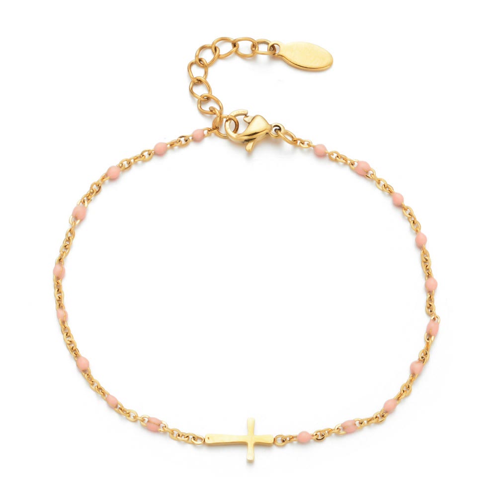 Minimalist Cross Bracelet