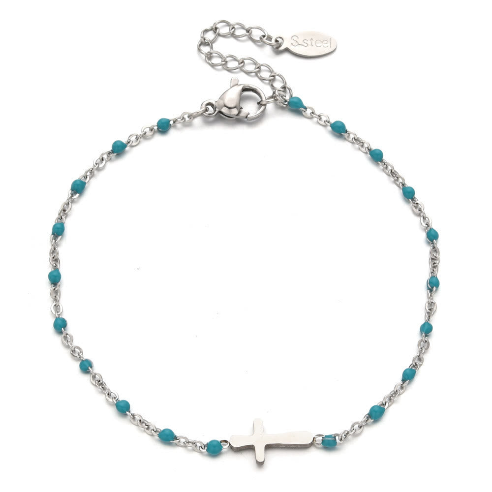 Minimalist Cross Bracelet