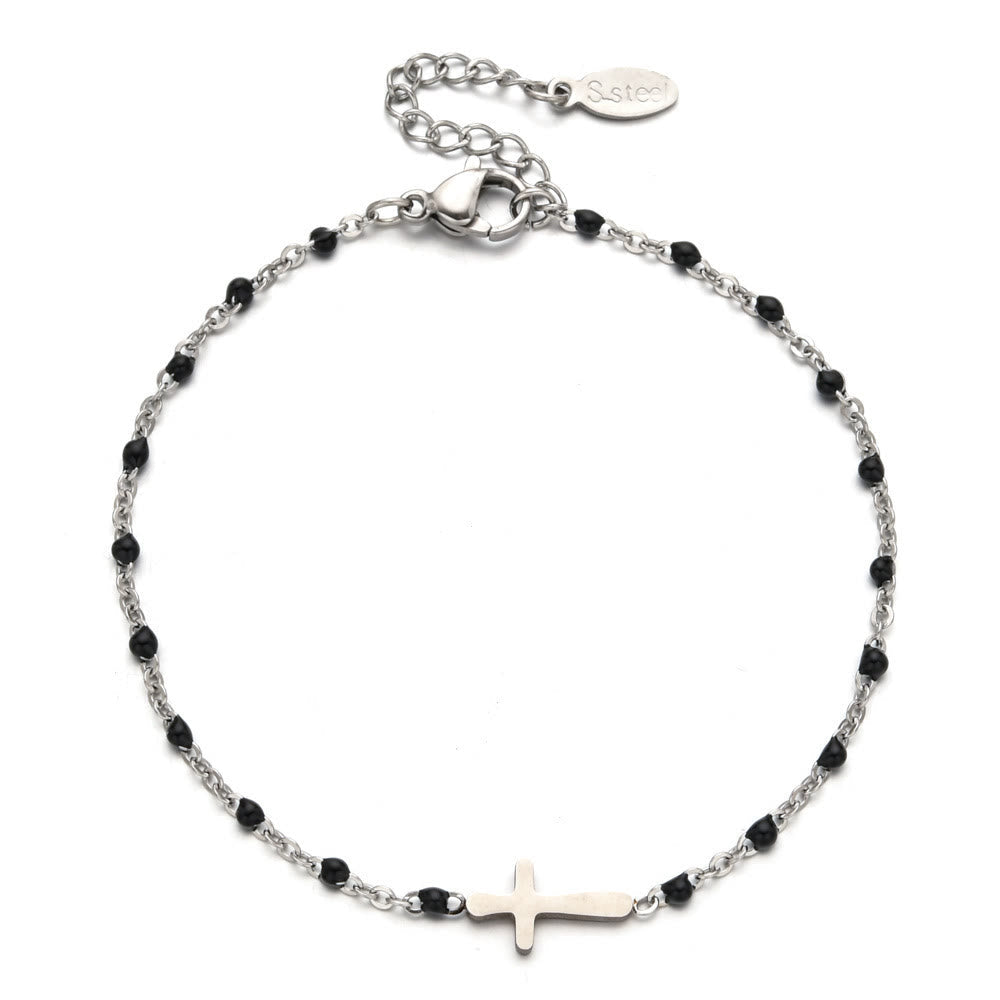 Minimalist Cross Bracelet