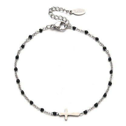 Minimalist Cross Bracelet