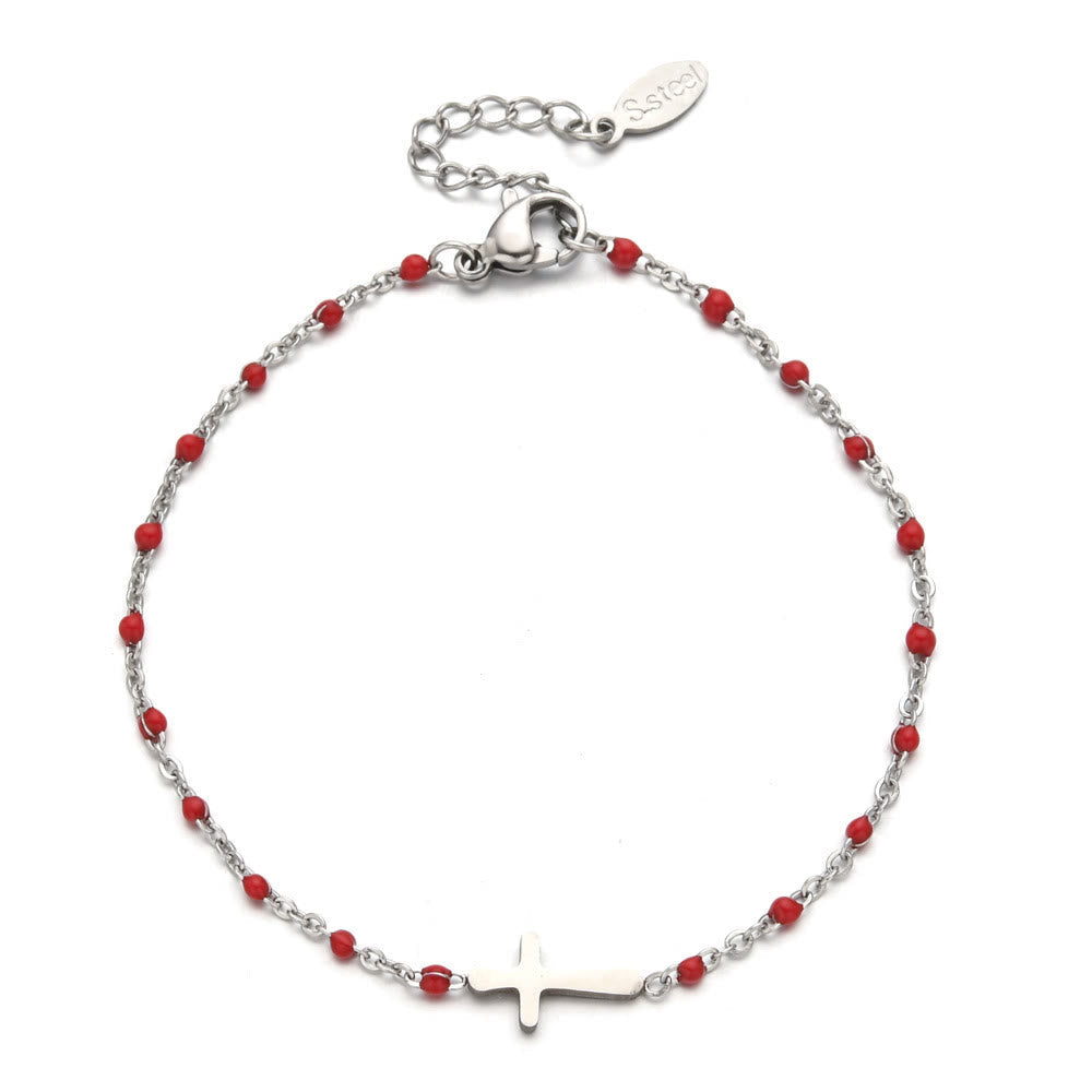 Minimalist Cross Bracelet