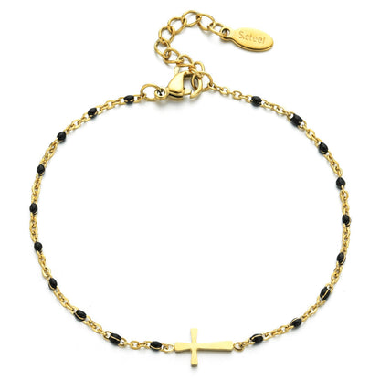 Minimalist Cross Bracelet