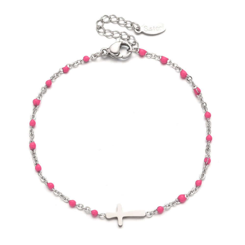 Minimalist Cross Bracelet