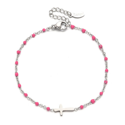 Minimalist Cross Bracelet
