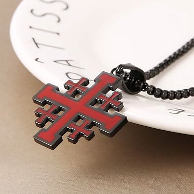 Jerusalem Cross Pendant Necklace