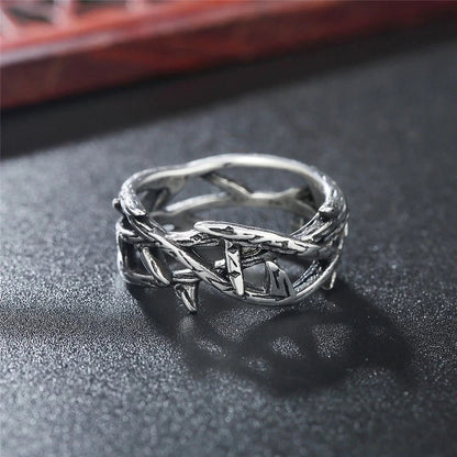 Jesus Crown of Thorns Titanium Ring
