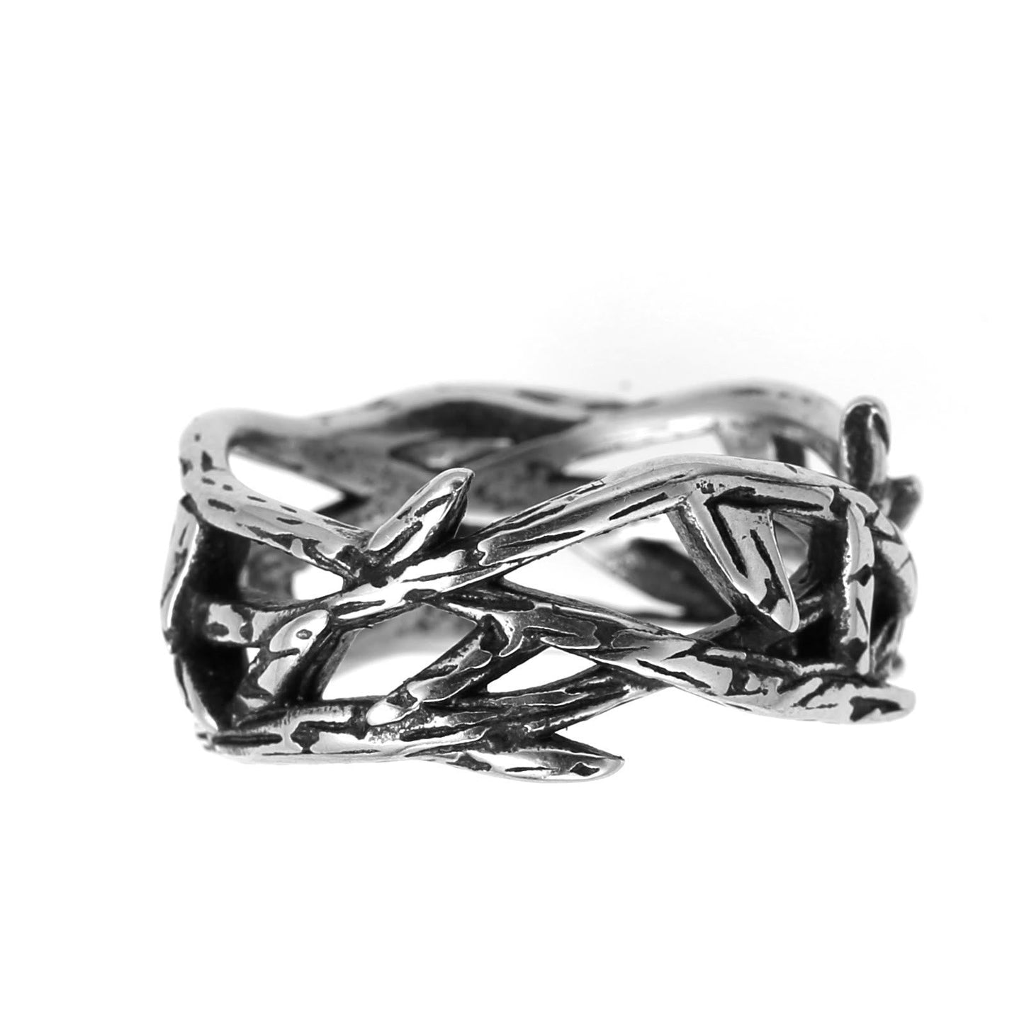 Jesus Crown of Thorns Titanium Ring