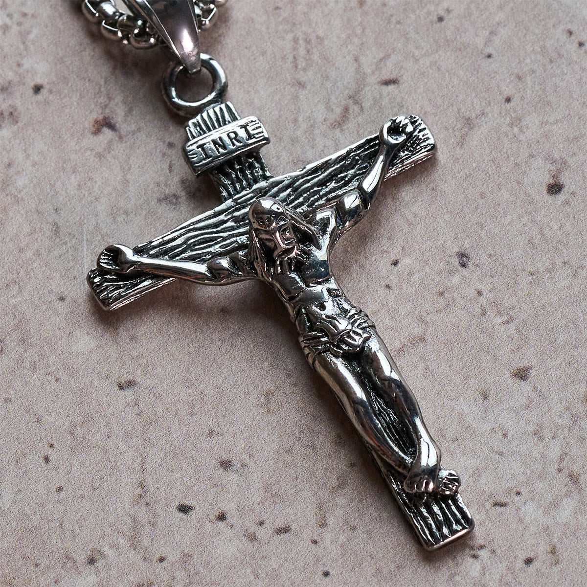 Crucifix Pendant Charm Necklace