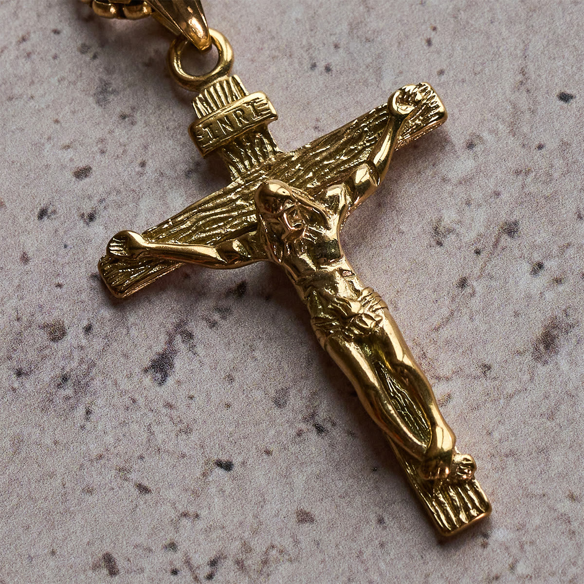 Crucifix Pendant Charm Necklace