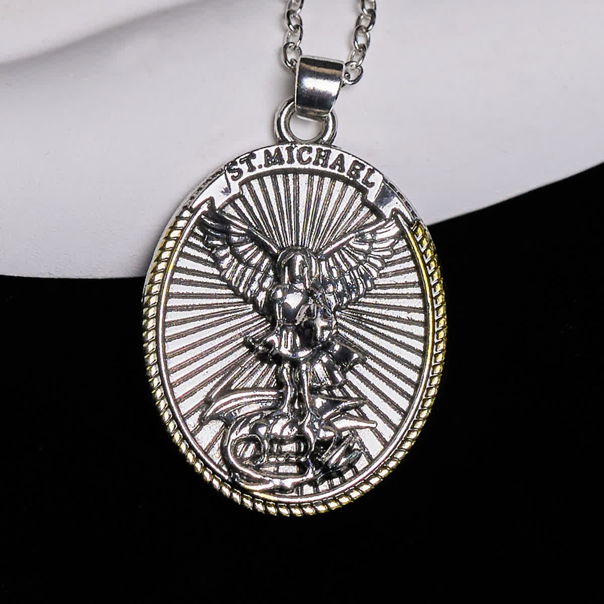 St. Michael Pendant Necklace