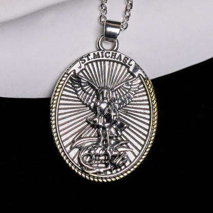 St. Michael Pendant Necklace