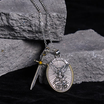St. Michael Pendant Necklace