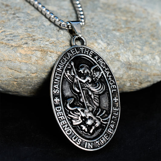 St. Michael Battle Medallion Necklace