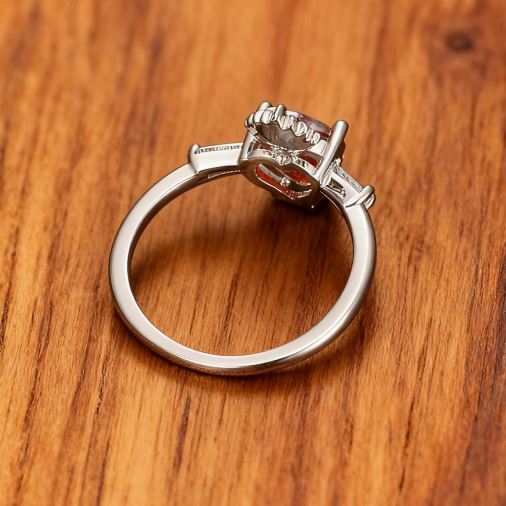 Sacred Heart Crystal Ring
