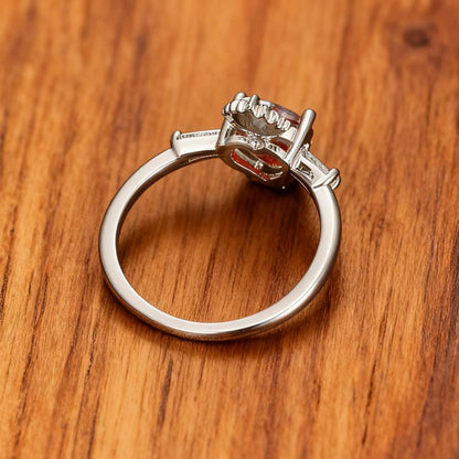 Sacred Heart Crystal Ring