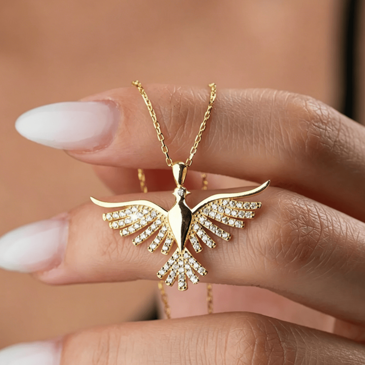 Radiant Dove Necklace